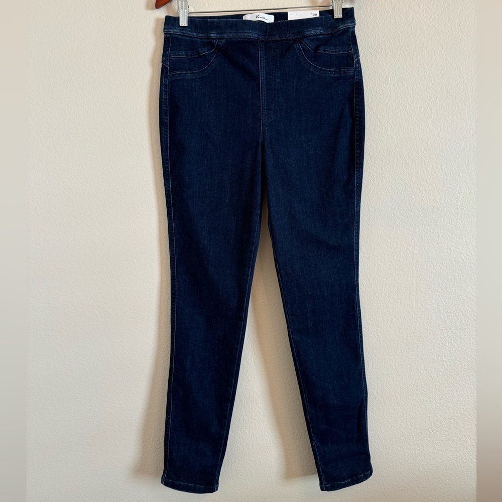 KanCan Estilo High Rise Skinny Jeggings Jeans Dark Blue Pull-On Jean